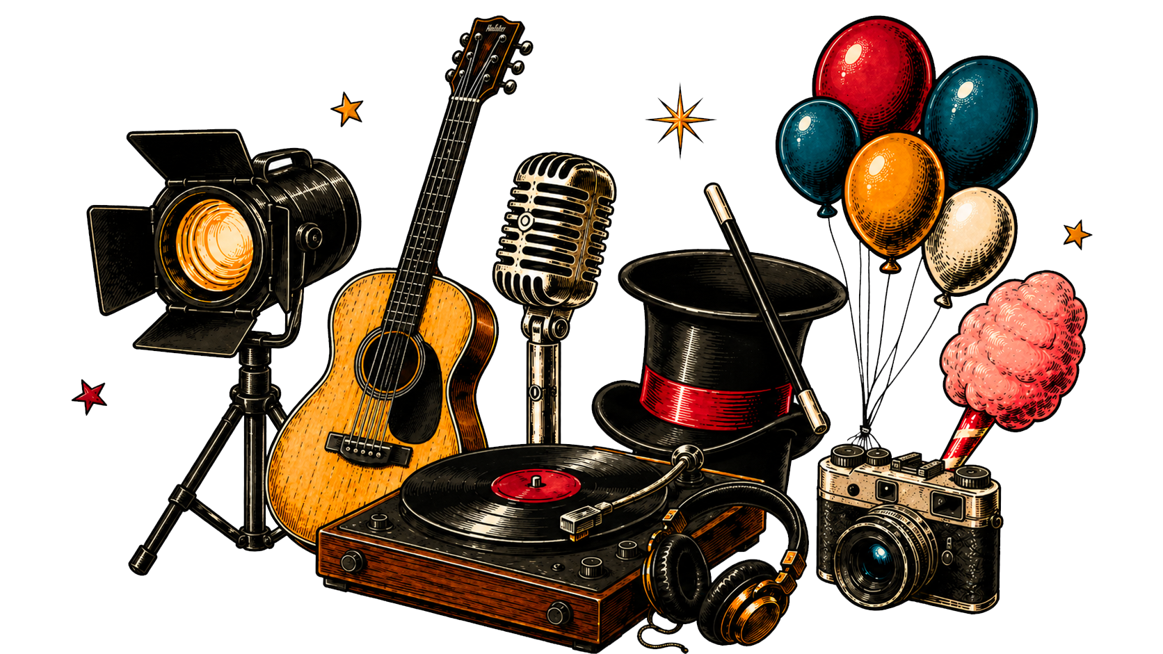 Illustration vintage ShowFinder